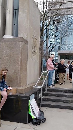 America the Beautiful: lyrics by Sister Miriam Therese Winter. Immigrant vigil #Erie