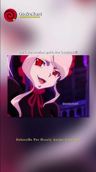 She is the craziest gal in the Overlord 😰 #anime #animeshorts #animeedit #otaku