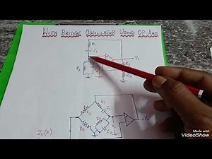Wien Bridge Oscillator using OP-AMP/ LIC