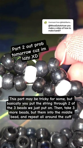 how to make rotating cuff part 1 #scene #emo #alternative #kandi #kandikid #tutorial