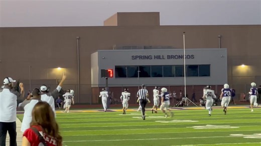 15K views · 59 reactions | Spring Hill defense gets an interception for a TD, then a big defensive stop, then a 50 yard rushing TD from Hank Kotchavar. Spring Hill leads Ottawa, 14-0 with 5 minutes left in the first. #sportsinkansas | Sports in Kansas | Facebook