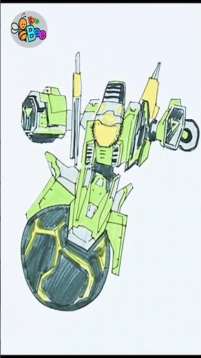 How to draw Mech Arena Nomad Robot #drawing #drawinganimals #drawingforkids