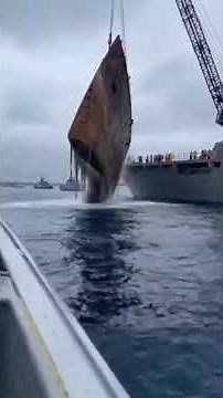 Titanic rises from the ocean floor...!!