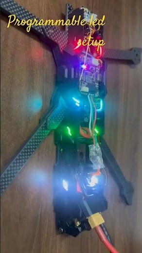 programmable led setup #fpv frame #chimera 7 inch