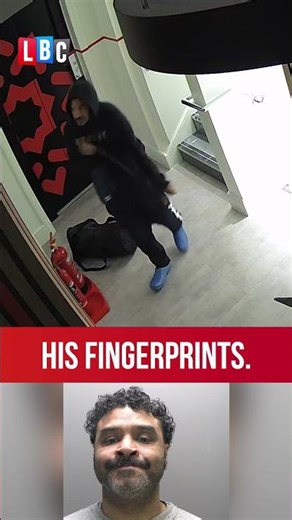 Burglar defeated by a door handle