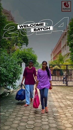 Batch 2024 takes off at Rungta College Bhilai R1 as new students #students #rungtacollege