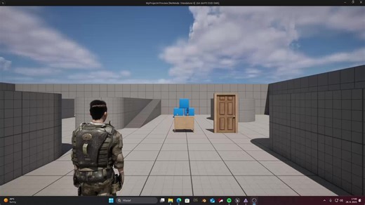 Third Person game testing, Patrik Racz