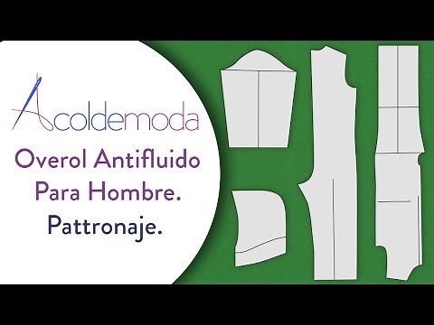 How to make a pattern for a MEN'S ANTIFLUID OVERALL - DIY