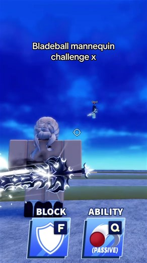 Bladeball Mannequin Challenge in Roblox