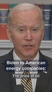 59K views · 2.7K reactions | Biden says oil companies should ramp up production instead of buying back stock and paying dividends: https://cnb.cx/3TjXkgi | CNBC | Facebook