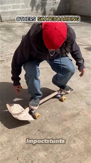 Others Try Skate Tricks… This Girl Goes CRAZY 🛹🔥 #skateboarding #stunts #viralshorts #crazyclips
