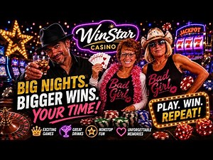 🔴 LIVE slots at Winstar with the Bad Girls