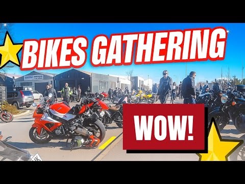Motorcycle Madness: A Sea of Bikes Unite!