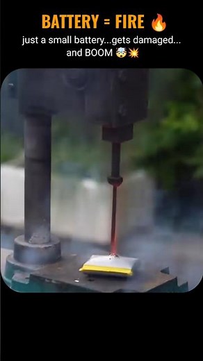 Why Lithium Batteries Explode So Fast 💥🤯 #facts