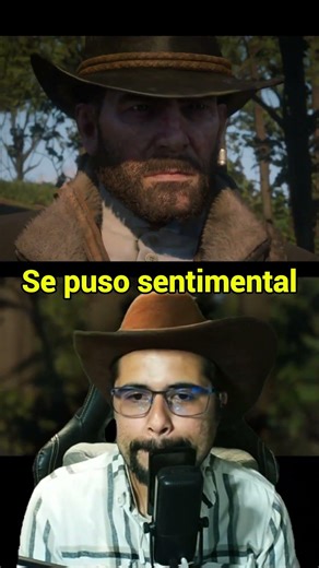 Se puso sentimental 😭 #gaming #reddeadredemption2