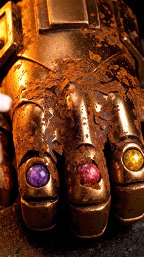 Rusted Infinity Gauntlet Restoration! #rust #restoration #GlowupGarage #restoring