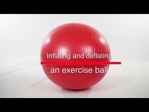 How to Inflate and Deflate a CanDo® Exercise Ball | Step-by-Step Instructions