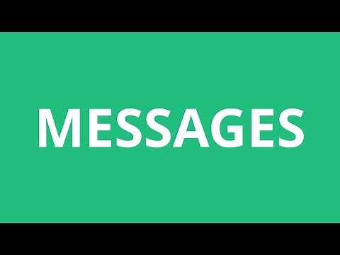 How To Pronounce Messages - Pronunciation Academy