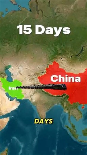 Iran to China Oil Rail Route: A New Export Strategy! #oilcrisis2026 #facts #shorts