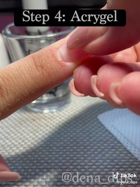 Acrygel and Builder Gel Application #nails #nail #diynails #buildergel #nailtutorial #nailtiktok #nailtips #nailtipsandtricks @tripled_dips