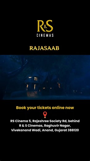 R&S Cinemas on Instagram: "Dark waters. Silent fear. A story that grips you till the last second 🌑🎥 Experience the thrill, mystery, and cinematic magic of Rajasab only on the big screen at R&S Cinemas. From stunning visuals to spine-chilling moments, this is a movie meant to be felt, not just watched. . . Book your tickets online now: http://www.rnscinemas.com/ . . The Multiplex has wide Silver Screens, luxurious push-back seats, a Dolby Digital Sound System, etc. A highly advanced 3D system i