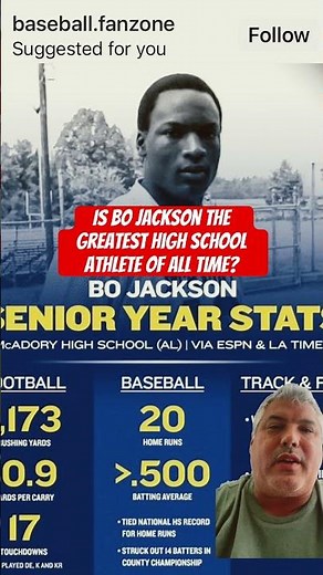 Bo Jackson: The Greatest High School Athlete Ever? Incredible Senior Stats Revealed!