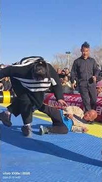 大朗把半吨美女勾倒了#危险动作请勿模仿