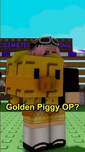Golden Piggy is Useful #growagarden #roblox