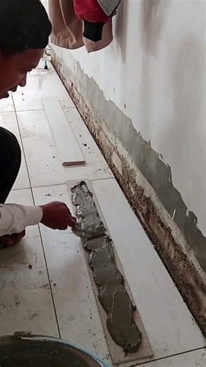 learn to install 10cm granite on the floor and wall sides