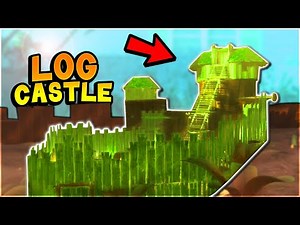 Building the BEST BASE EVER in Grounded (The Log Fortress...)