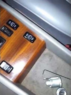 Mercedes w124 Ignition removal without key.