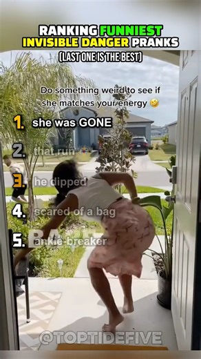 Ranking Top 5 Funniest Invisible Danger Pranks