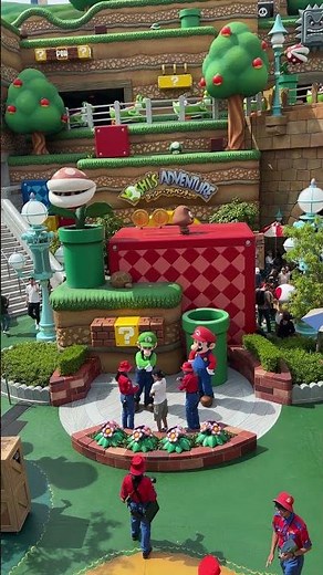 日本環球 壯觀的瑪莉兄弟世界 #舞蹈 【 #波波星球泡泡哥哥 】 #shorts #dance #fyp