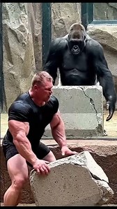 Bodybuilder vs. Silverback: The REAL Strength Test 🦍💪