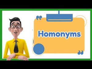 Homonyms (with Activity)