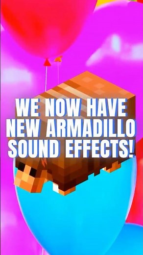 🦔 All Minecraft Armadillo Sounds | #shorts 🔊
