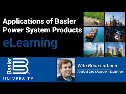 eLearning: Applications of Basler Power Systems Products