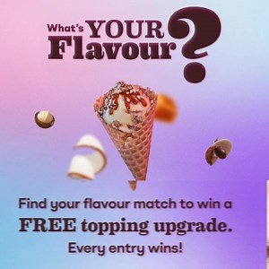 Find your flavour match to score FREE Take Home bundles (1-in-20 wins!) plus FREE treat upgrades 🔥🍦 | Baskin-Robbins