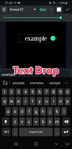 Text drop on alight motion tutorial- @tozieramp - #foryou #foryoupage #fyp #xyzbca #actives #school4edits #alightmotion #tutorials