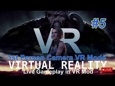 Resident Evil 3 Epic VR Ending in1st Person View / 8K VR Headset / RTX 5090 PC Live Gameplay!