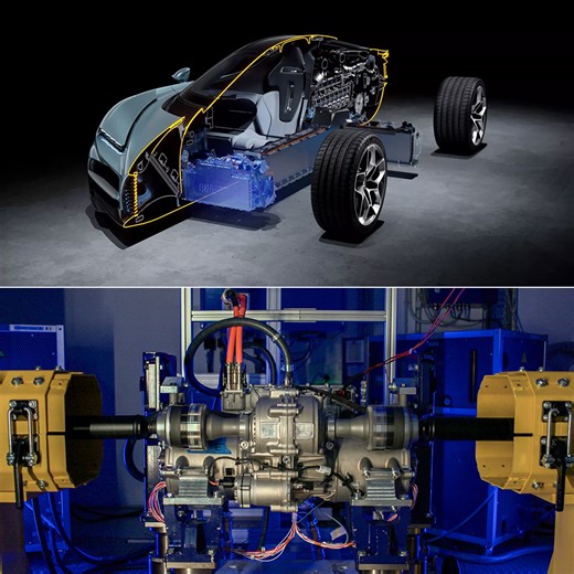 Up-Close Look at the Bugatti Tourbillon's Insane 1,800HP Hybrid Hypercar Powertrain