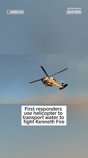 First Responders Tackle Kenneth Fire with Helicopter Support