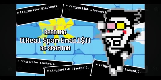 Reading REAL SPAM EMAILS as Spamton！（用斯潘顿的语气读真正的垃圾邮件）