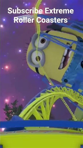 Minions VR Roller Coaster Adventure 😱🎮 #Shorts