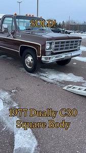 SOLD! 1977 Chevrolet C30 Dually Square Body Another classic hauler headed to its new home! This 1977 C30 Dually is a true Square Body workhorse—big stance, vintage lines, and that unmistakable old-school charm. These rigs never stay long, and this one is already on the road to its next chapter. If you’re looking for classic trucks, square bodies, or collectible pickups—Frankman Motors is the spot. More vintage metal landing weekly. 🔥 🌐 Browse classics & collector cars: FrankmanMotors.com 📍 Si