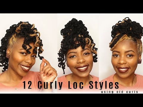 12 Curly Loc Styles