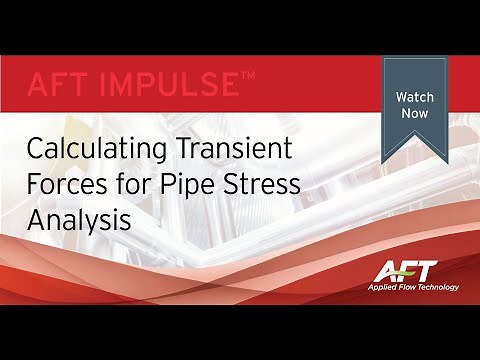 Calculating Transient Forces for Pipe Stress Analysis