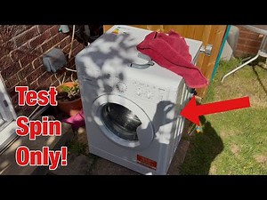 Indesit IWC71453 washing machine || Test spin