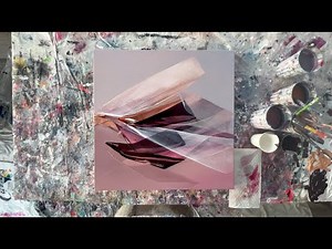 Abstract Painting Techniques Using Acrylics and a Catalyst Wedge