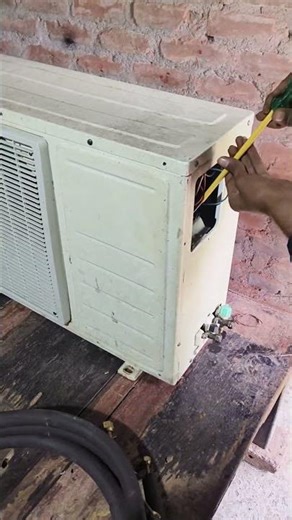 split AC service and installation #fridge #ac